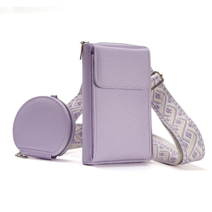 Dames Crossbody Tas met Telefoonvak en Stijlvolle Sluiting
