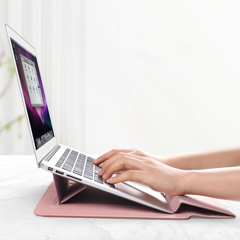 Laptoptas Met Standaard Opvouwbaar 2 In 1 Beschermhoes 11-16 Inch