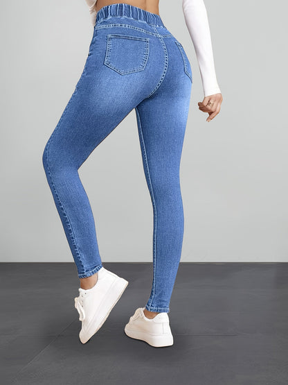 Jegging Stretchbroek Elastisch Slim Fit Denim Stijl