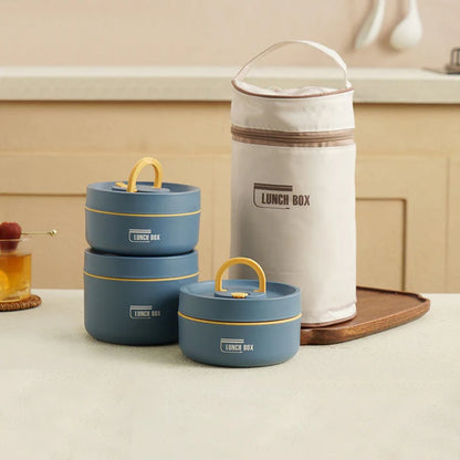 Geïsoleerde Lunchbox met Vacuümtechnologie – Houdt Eten Tot 4 Uur Warm – Lekvrij RVS Ontwerp – Ideaal voor School en Werk