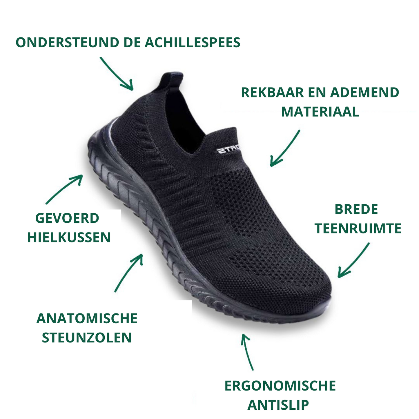 Comfortabele Orthopedische Schoenen voor Voetpijn Bestand tegen Verdrukking
