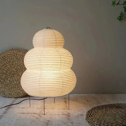 Vloerlamp Rijstpapier Japans Design Wit 40cm Sfeerverlichting Woonkamer Slaapkamer
