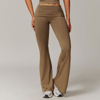 Yoga Broek Dames Hoge Taille Comfortabele Flared Sportbroek voor Vrouw