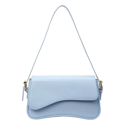 Dames Handtas Vegan Leer Golvend Design Elegante Stijl → Vegan Leer Handtas Dames Golvend Elegante Design