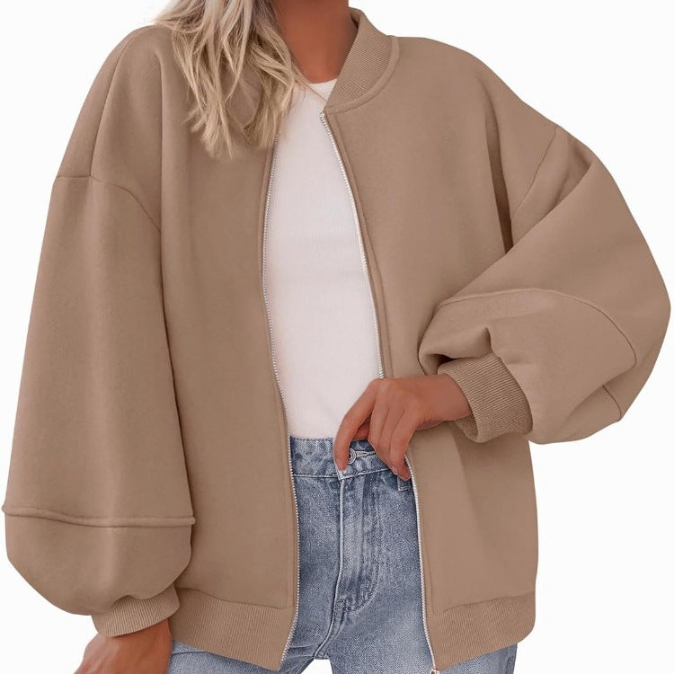 Dames Bomberjack Oversized Sportieve Ritsjas
