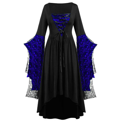 Dames Maxi Jurk Lang Met Kant Elegant