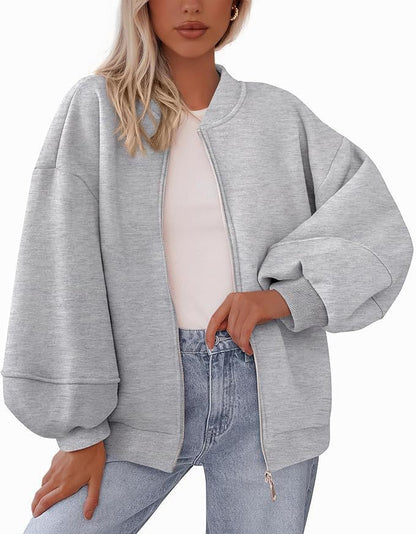 Dames Bomberjack Oversized Sportieve Ritsjas