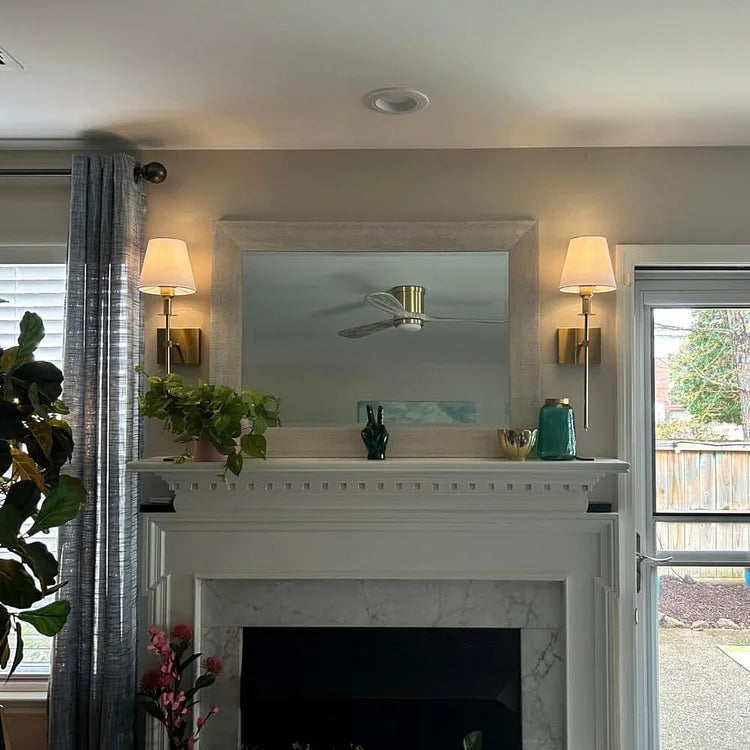 Wandlamp Draadloos Oplaadbaar Dimbaar Afstandsbediening Binnen Buiten IJzer Stof Warm Neutraal Wit Licht Goud Zwart Zilver Slaapkamer Woonkamer Tuin
