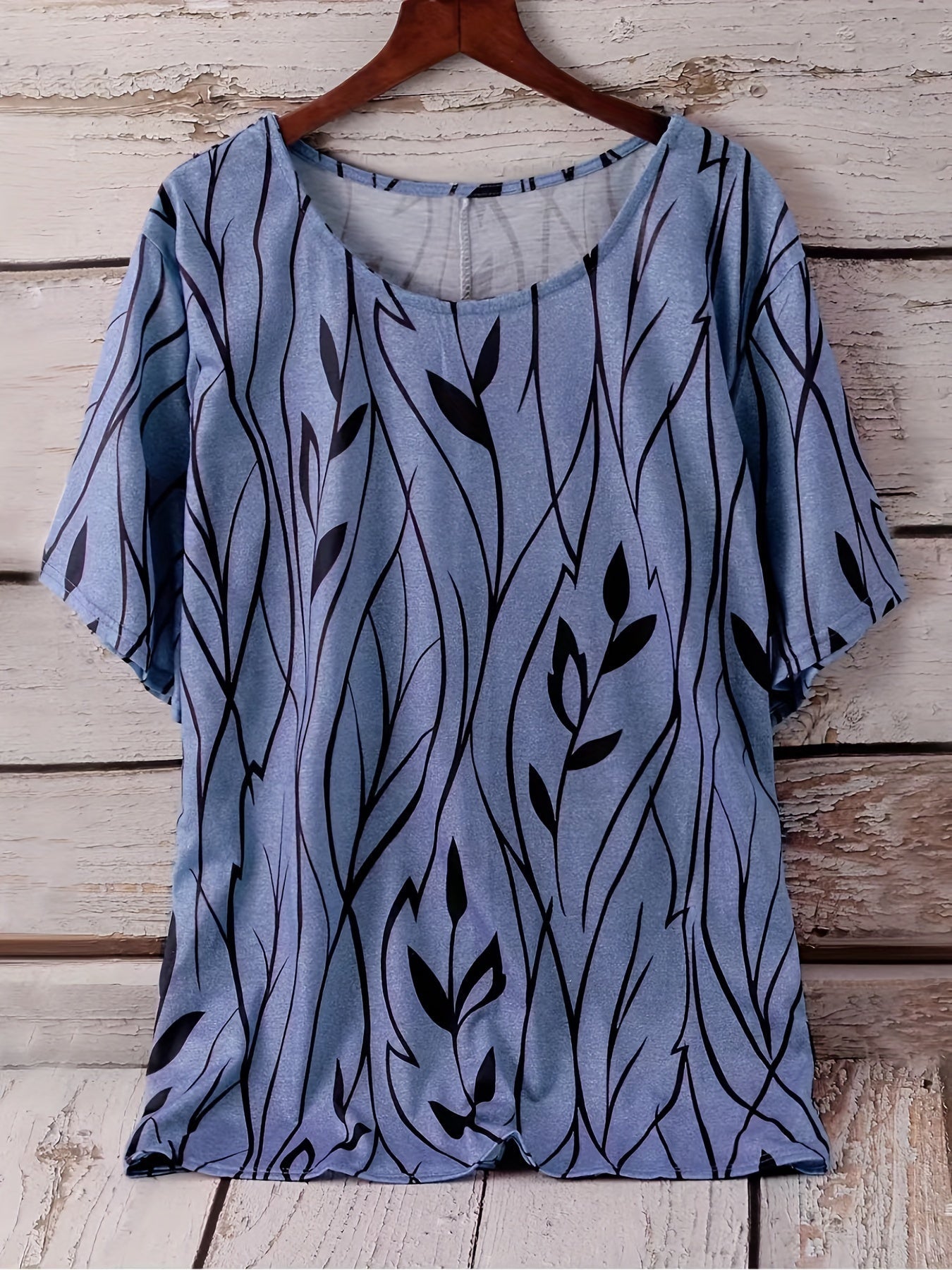 Zomer Shirt Bloeipatronen Floris Stijl