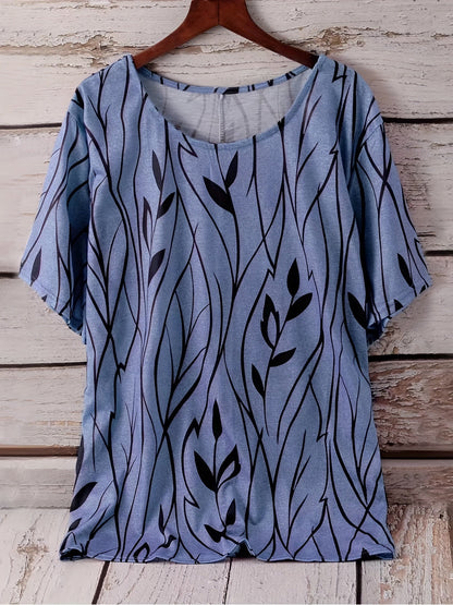 Zomer Shirt Bloeipatronen Floris Stijl