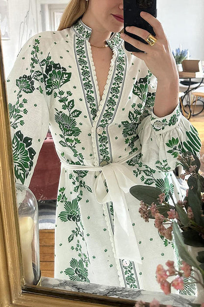 Isabella Jurk Lange Mouw Maxi Zwart