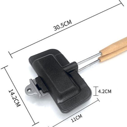 Dubbelzijdige Sandwichbakpan – Aluminium Antiaanbaklaag voor Snel Bakken – 30,5 cm