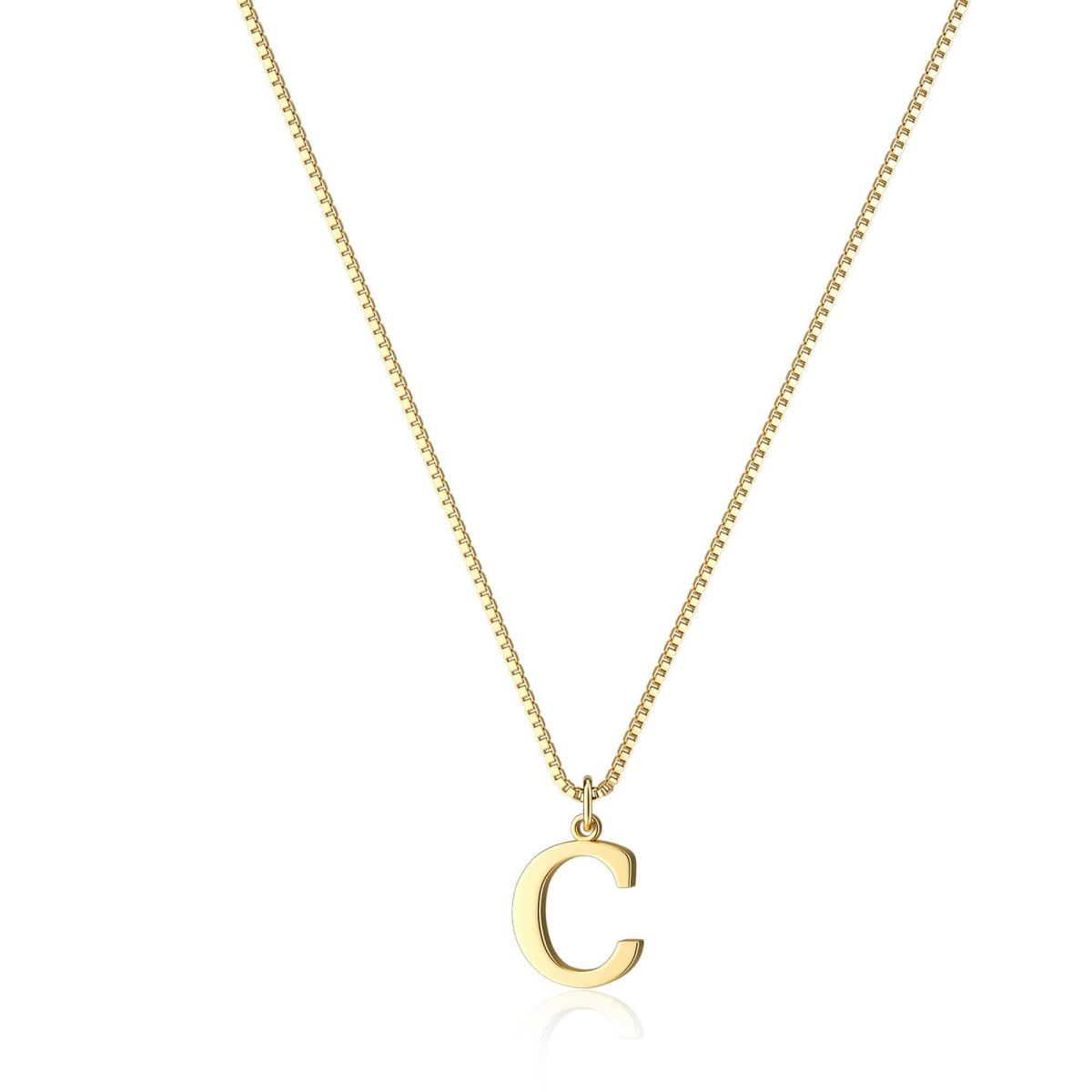 Gouden Ketting met Initialen voor Vrouw Persoonlijke Letter Sieraden
