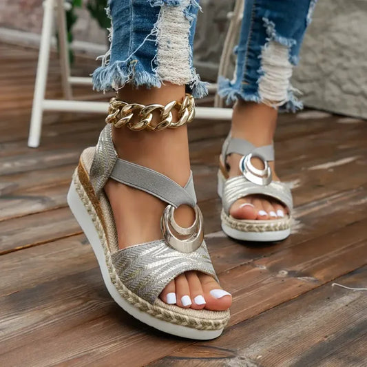 Dames Leren Sandalen Zomer Comfortabel - StudioMarella