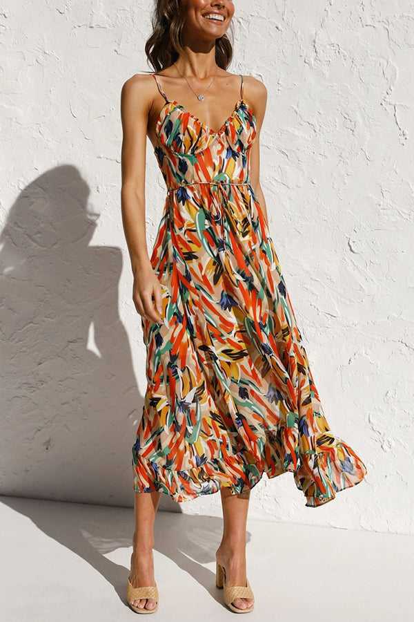 Vrouwen Zomerjurk Midi Veelkleurig Jurk Zomerkleding - StudioMarella