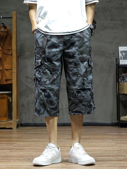 Heren Cargo Broek 3/4 Lengte Zomer Comfortabele Broek