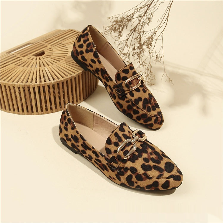 Dames Loafers Panterprint Zacht en Stijlvol