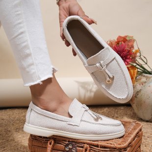 Dames Instappers Luxe Leer Comfortabele Schoenen