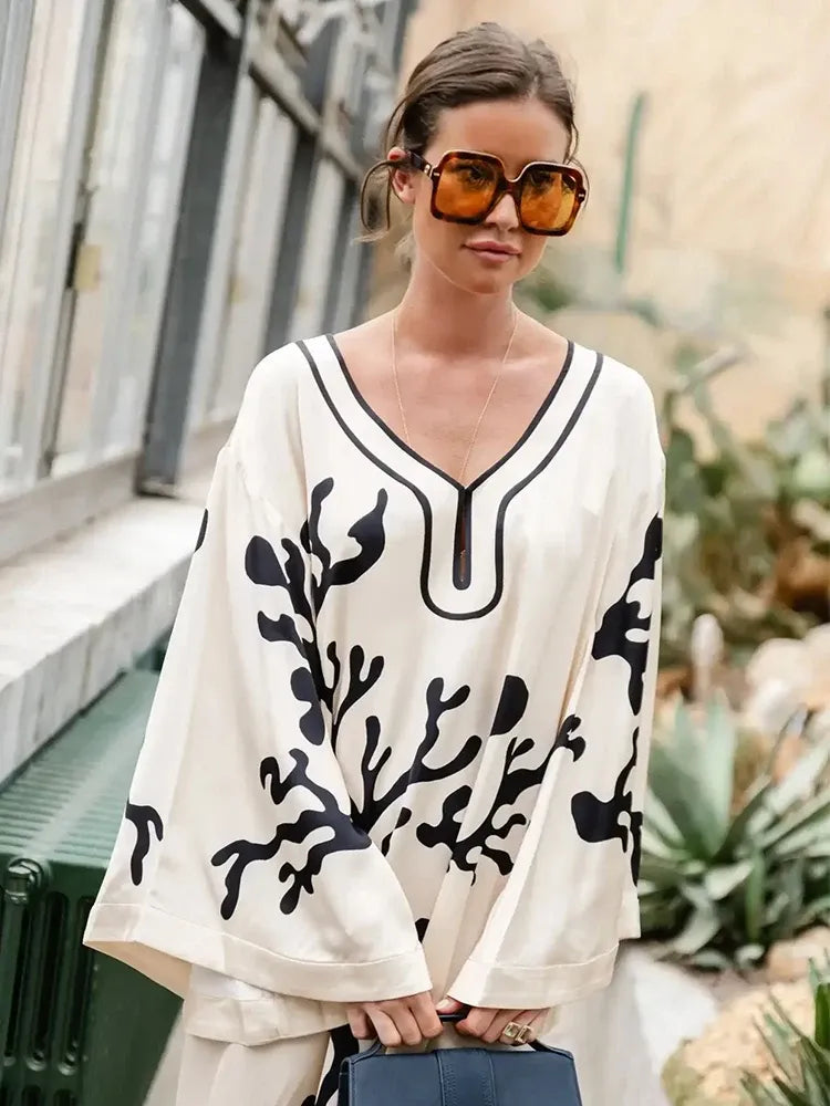 Galilea | Maxi Jurk Lange Mouwen