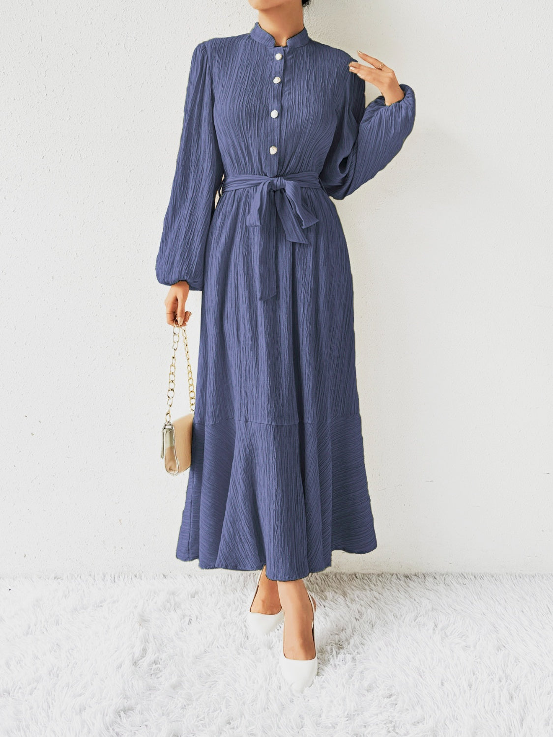 Elegante Jurk Lange Mouwen Daniela