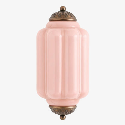 Eloise Vintage Scalloped Milk Glass Wall Sconce - Modern Accent Lighting for Bathroom and Bedroom