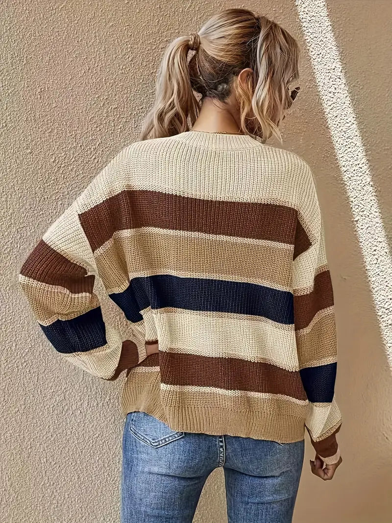 Mannen Crewneck Trui Kleurrijke Sweatshirt