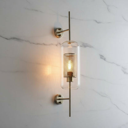 Moderne Glazen Wandlamp – Stijlvolle Verlichting met Klassieke Uitstraling