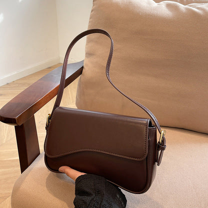 Dames Handtas Vegan Leer Golvend Design Elegante Stijl → Vegan Leer Handtas Dames Golvend Elegante Design