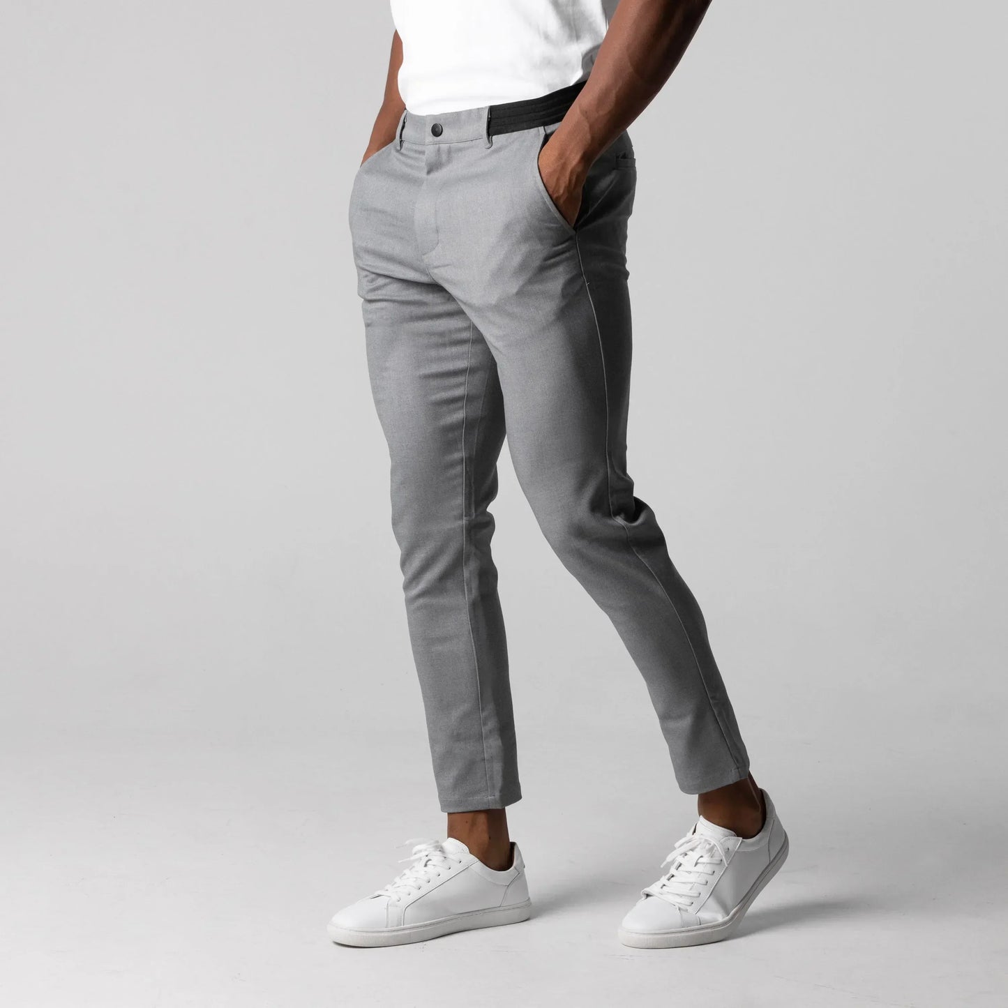 Comfortabele Chino Broek Heren Slim Fit Rekbaar - StudioMarella