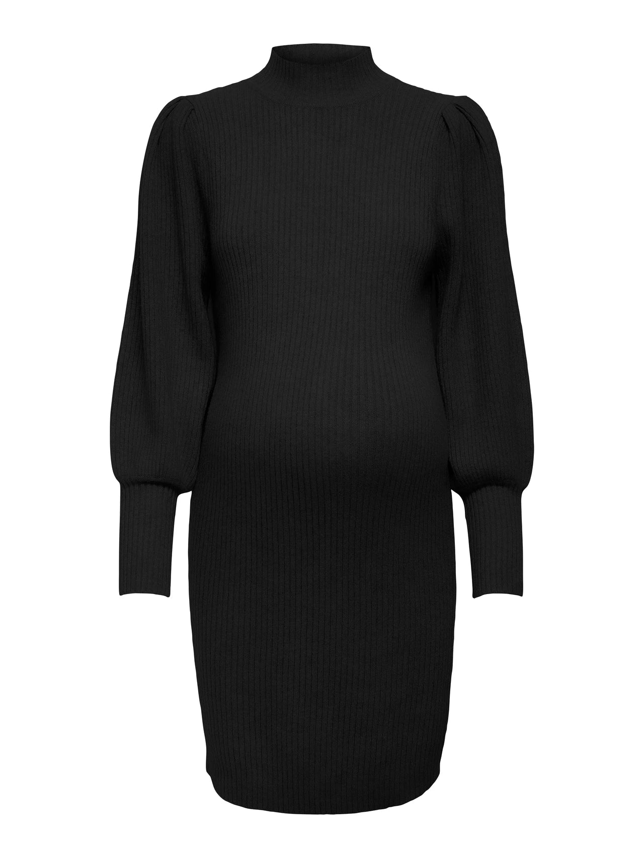 Zwangerschapsjurk Mini Damesjurk Hoge Hals Casual Stijl