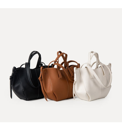 Dames Schoudertas Grote Tote Bag Leer Zwart