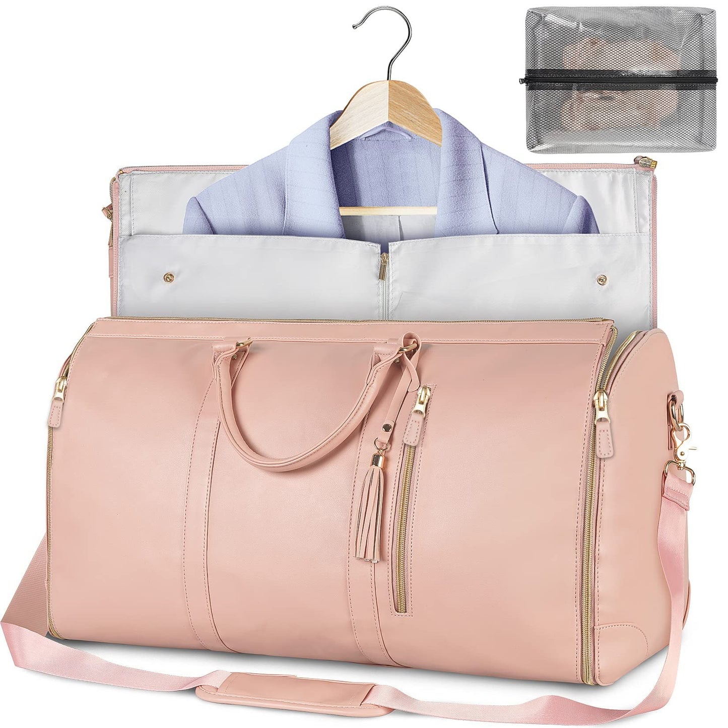 Handige Vouwtassen voor Reizen – Opvouwbare Kledingtas met Organizer voor Overhemden Jasjes – Lichtgewicht Compacte Luggage Beschermhoes