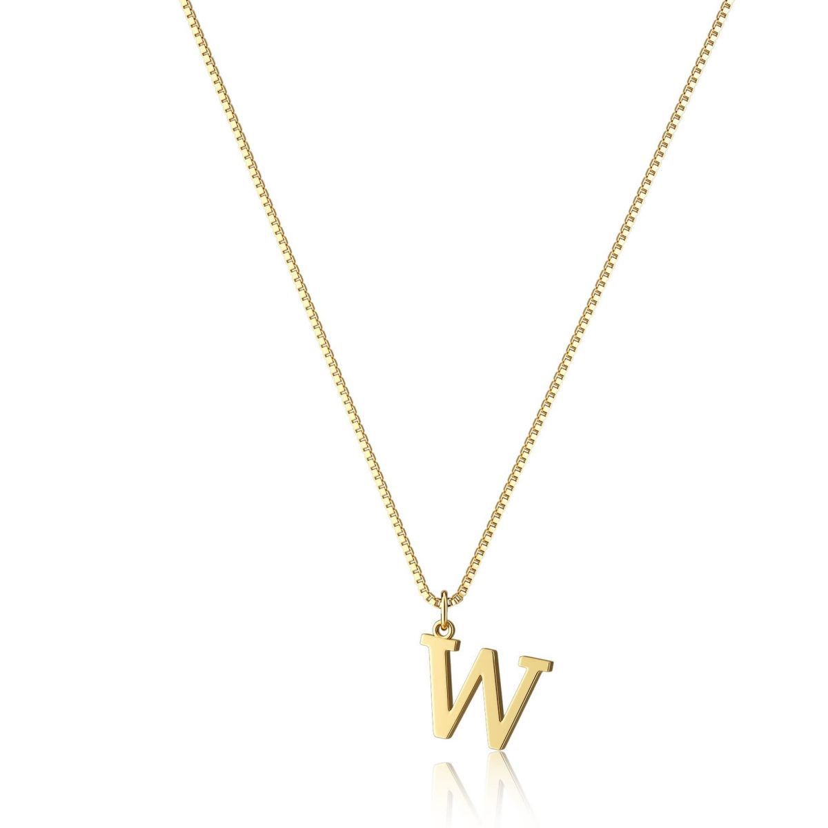 Gouden Ketting met Initialen voor Vrouw Persoonlijke Letter Sieraden