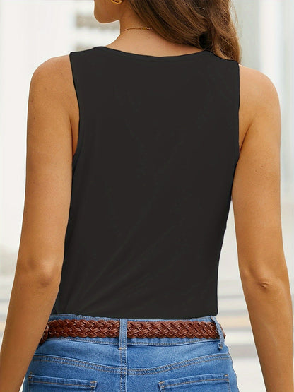V-hals Tanktop Zomer Jurk voor Vrouw