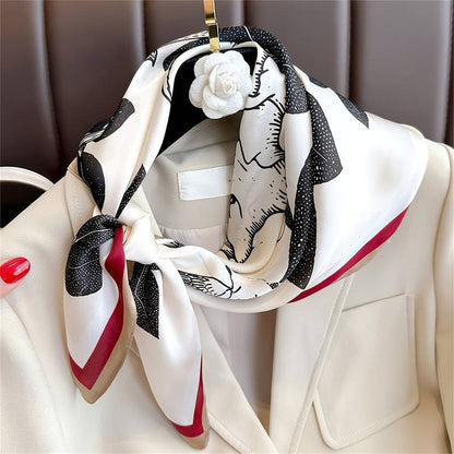 Sjaal Geprint Elegant Modisch Accessoire