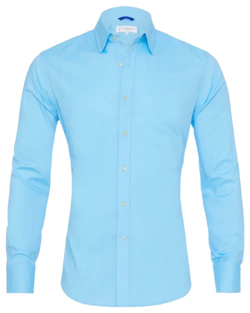 Heren Overhemd Slim Fit Stretch met Ritssluiting