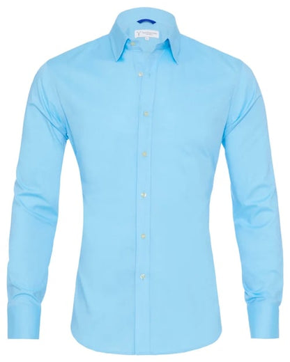 Heren Overhemd Slim Fit Stretch met Ritssluiting