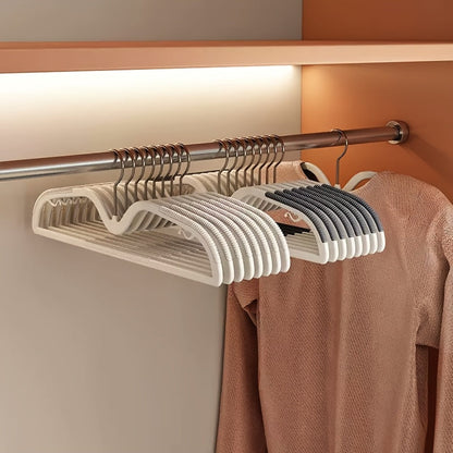Ruimtebesparende Kledinghangers Antislip Draaibare Haak Compacte Garderobe Organisatie Korte Hals Hangertjes Set Slimdoorns voor Shirts Jurken Blouses Overhemden
