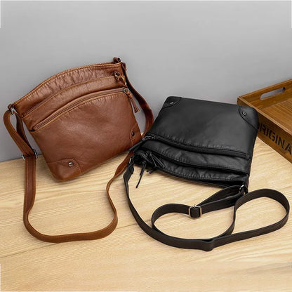 Leren Schoudertas Camila voor Dames
