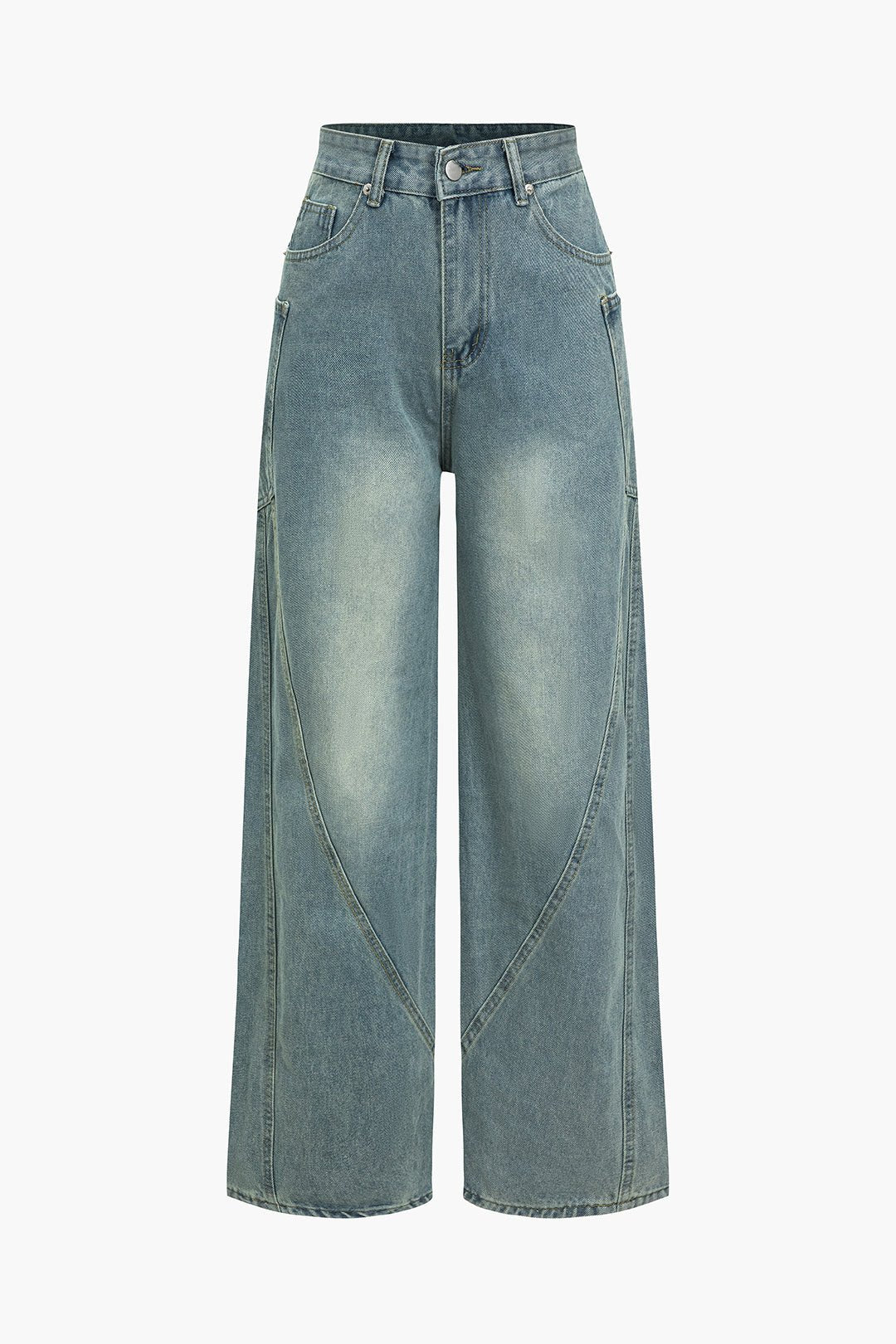 Vrouwen Jeans Wijde Pijpen Comfortabel Dagelijks - StudioMarella