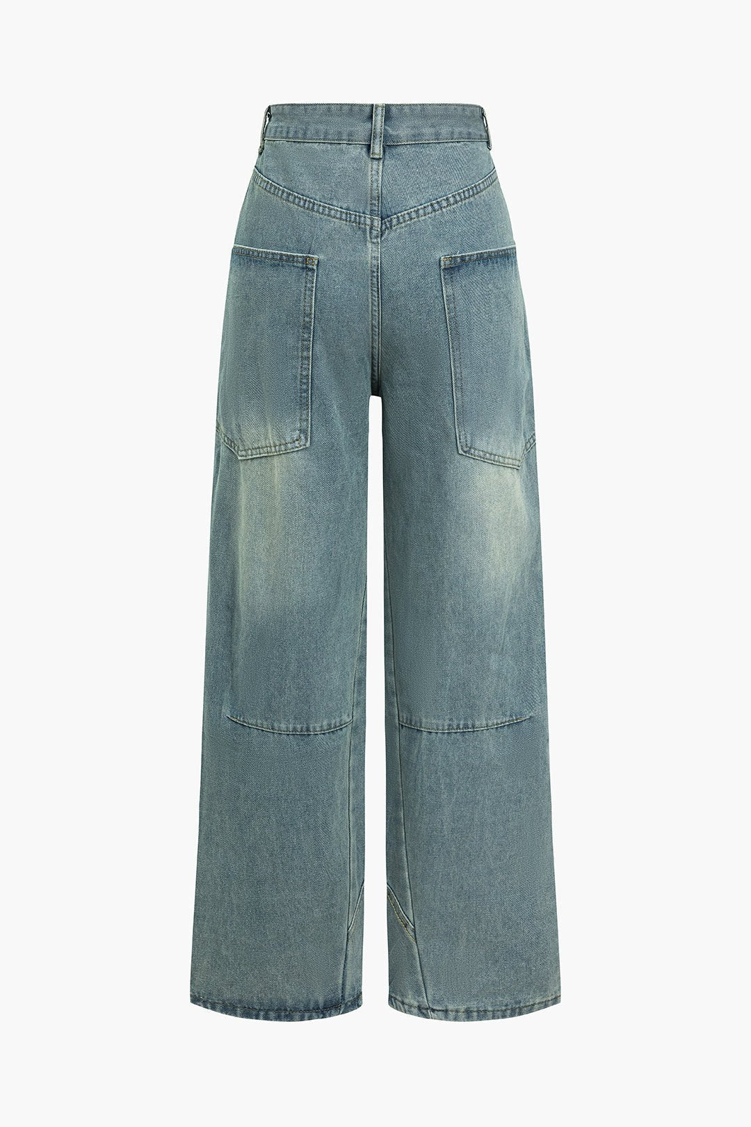 Vrouwen Jeans Wijde Pijpen Comfortabel Dagelijks