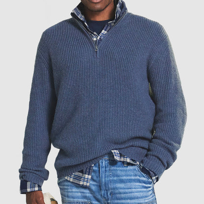 Herentrui Business Casual Met Ritssluiting Klassiek Design