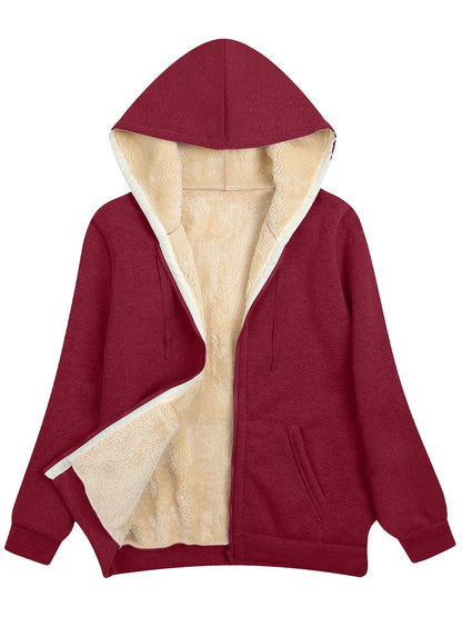 Dames Zip-Up Jas Comfortabel Warm en Waterdicht