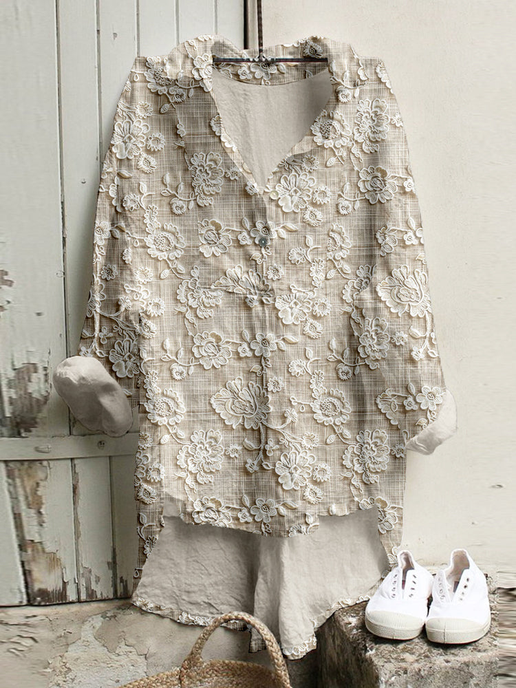 Callena Bloemen Top Casual Dames - StudioMarella