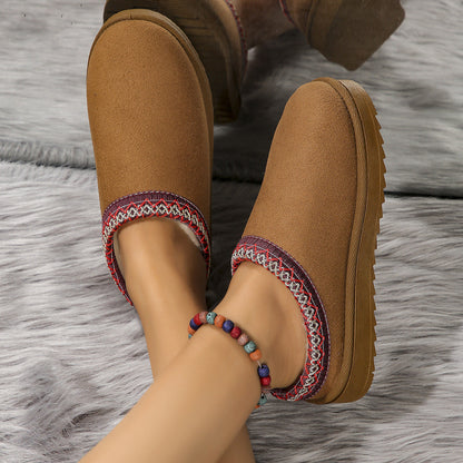 Dames Pantoffels Zacht en Warm met Fleece Voering