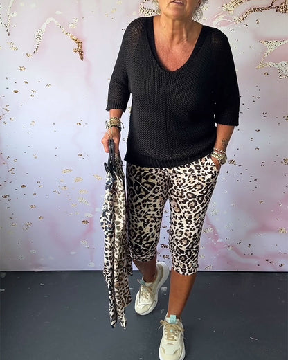 Leopard Print Broek voor Vrouw