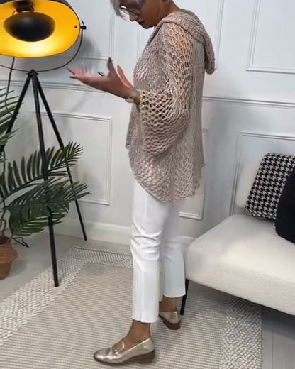 Luxe Pizzo Trui Losse Pasvorm