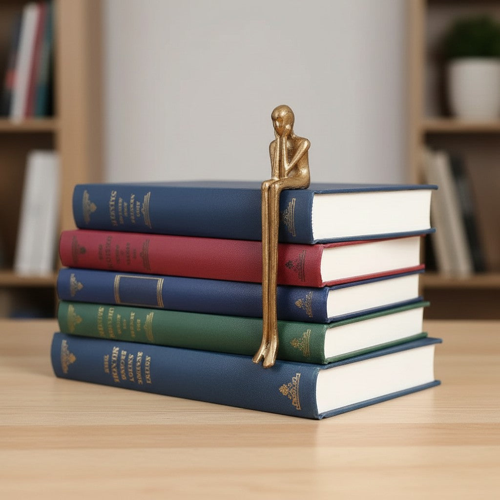 Geometrische Hondenbeeldje van IJzer – Minimalistisch Decoratief Sculptuur voor Bureau