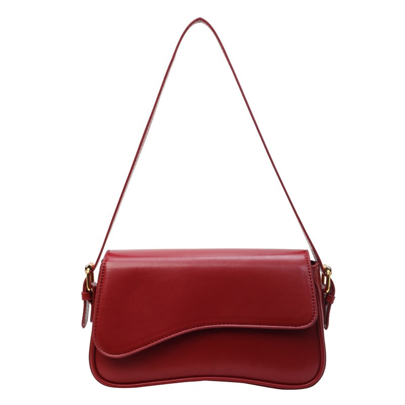 Dames Handtas Vegan Leer Golvend Design Elegante Stijl → Vegan Leer Handtas Dames Golvend Elegante Design