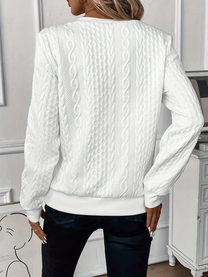 Dames Pullover Gebreid Met Strikdetail Elegant
